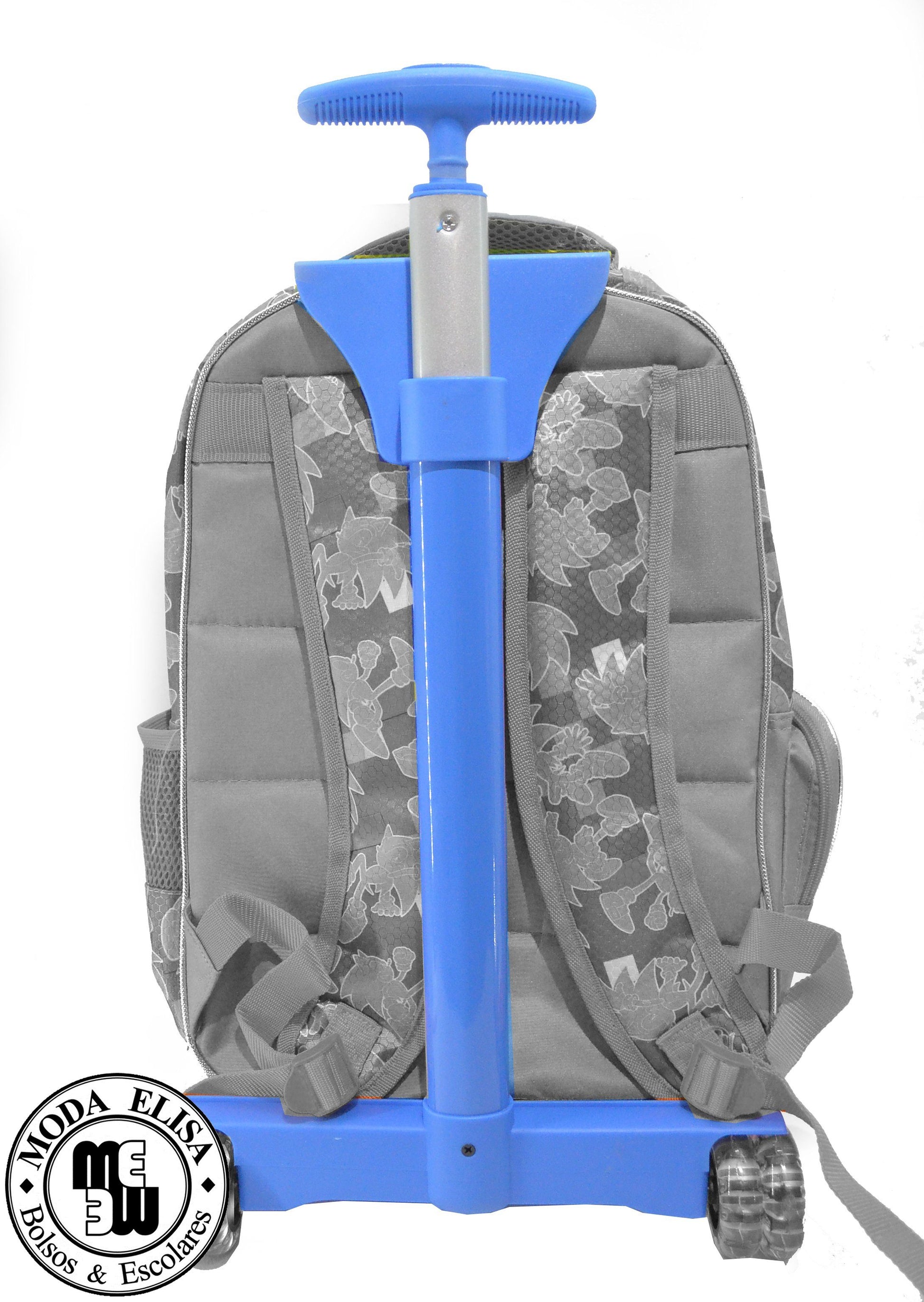 Mochila Primaria Fortnite de cuadros (Carrito opcional) / Ruz - mochila - Ruz - Moda Elisa - bolsas para dama, bolsas de piel, carteras, cosmetiqueras, mochilas, escolares y más!